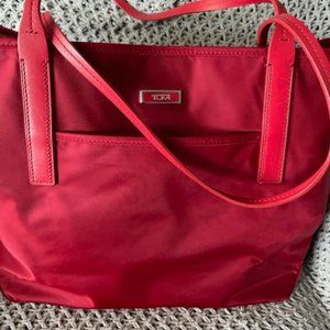 Tumi Tote Nylon Multifunction Shoulder Bag